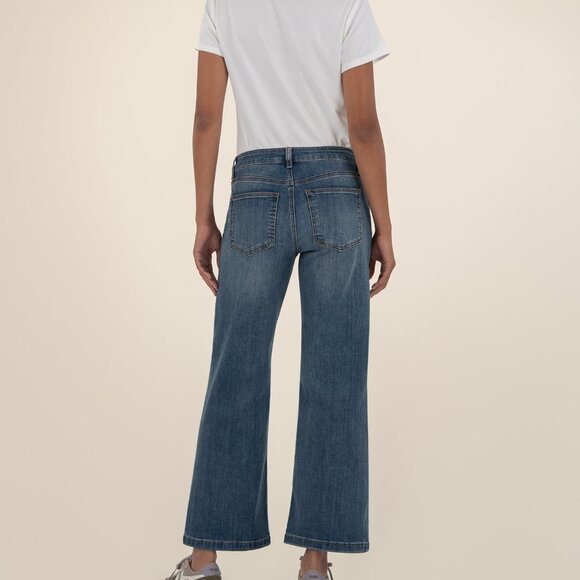 BRAND NEW Kut from the Kloth Jean High Rise Wide Leg, Petite Size 10P - Picture 3 of 3